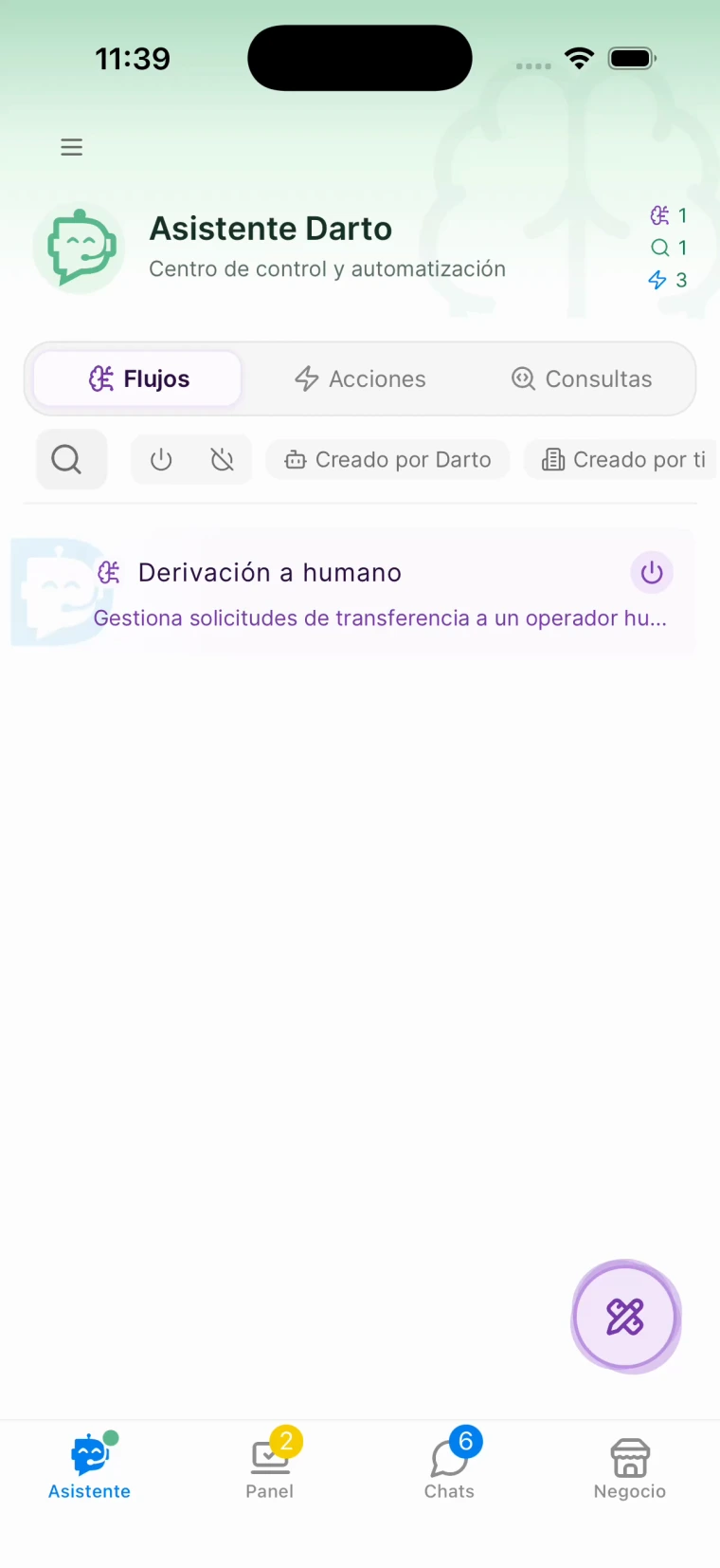 Flujos y herramientas